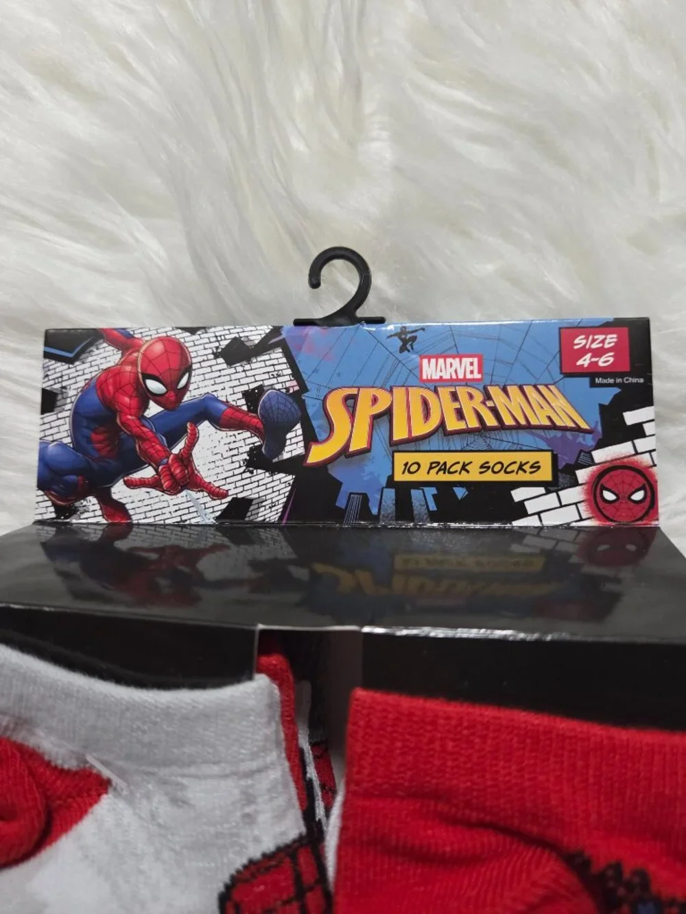 Spiderman 10 Pack of Socks